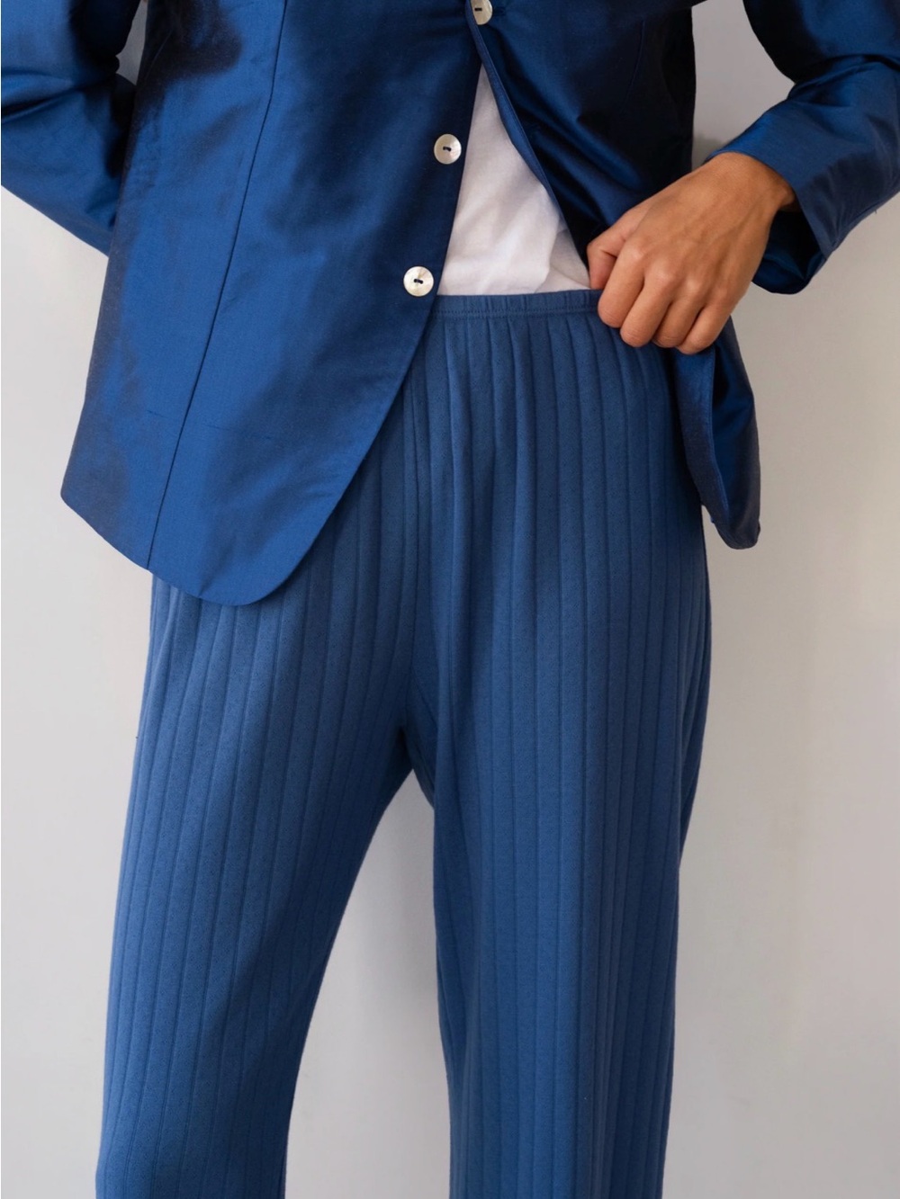 DONNI. The Pointelle Simple Pant, L